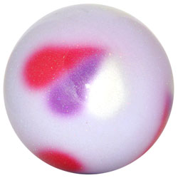 Мяч Капли для художественной гимнастики с блестящим покрытием