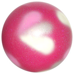 Мяч Капли для художественной гимнастики с блестящим покрытием