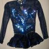 "Winter fairy tale" leotard for rhythmic gymnastics